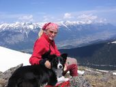 Rakousko 2009 - tady jsme cca 2200 mnm ... musím, říct že Jane ve svých 6 měsících to zvládla na jedničku :)